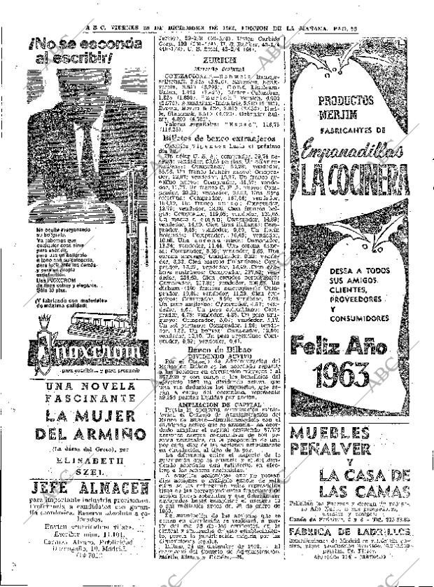 ABC MADRID 28-12-1962 página 78
