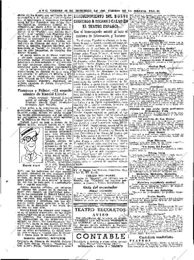ABC MADRID 28-12-1962 página 82