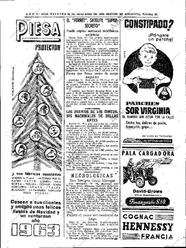 ABC SEVILLA 28-12-1962 página 46