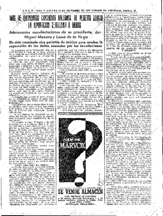 ABC SEVILLA 28-12-1962 página 47