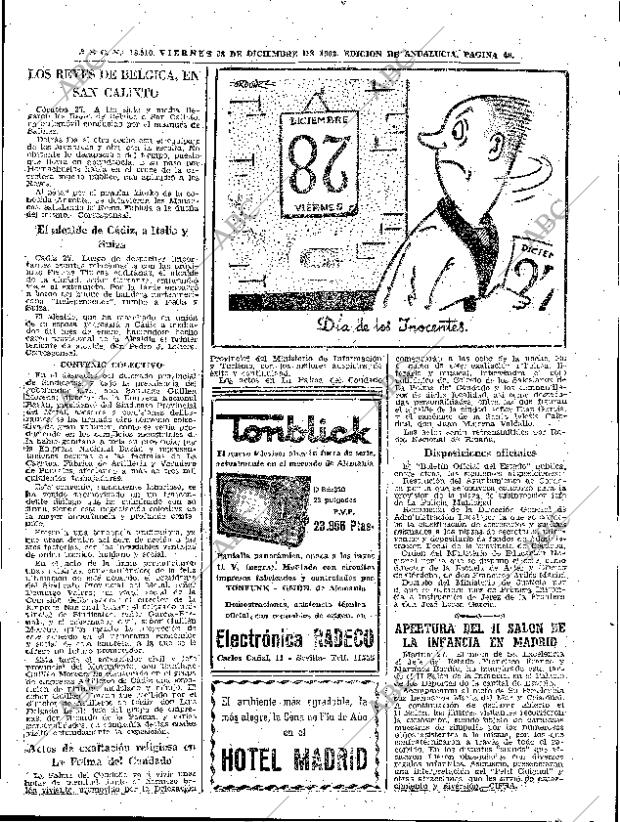 ABC SEVILLA 28-12-1962 página 49