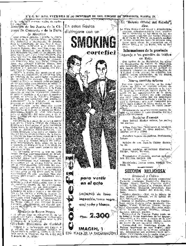 ABC SEVILLA 28-12-1962 página 52