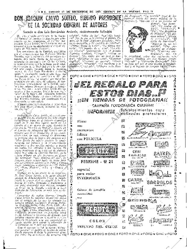 ABC MADRID 29-12-1962 página 71