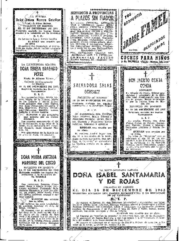 ABC MADRID 29-12-1962 página 92