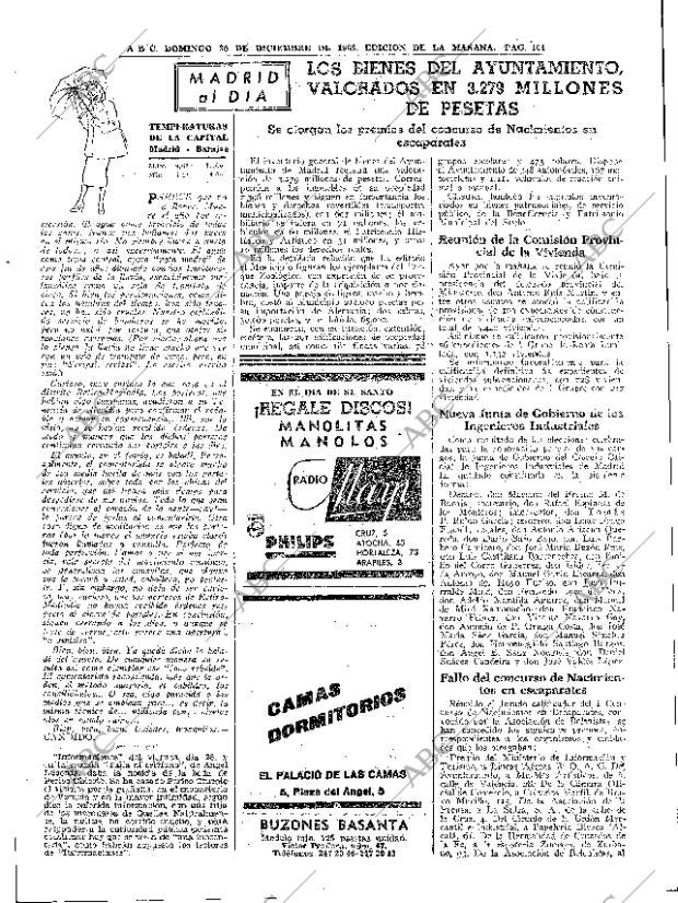 ABC MADRID 30-12-1962 página 101