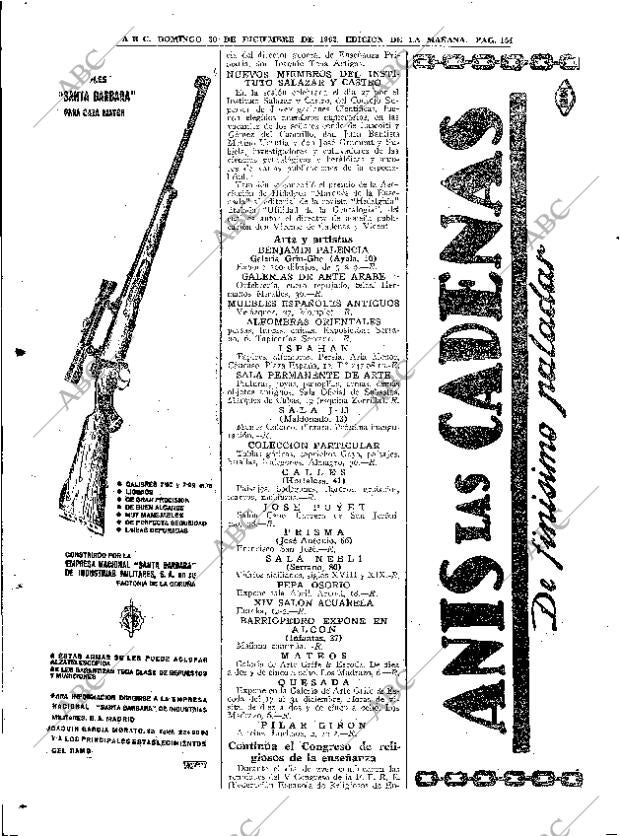ABC MADRID 30-12-1962 página 104