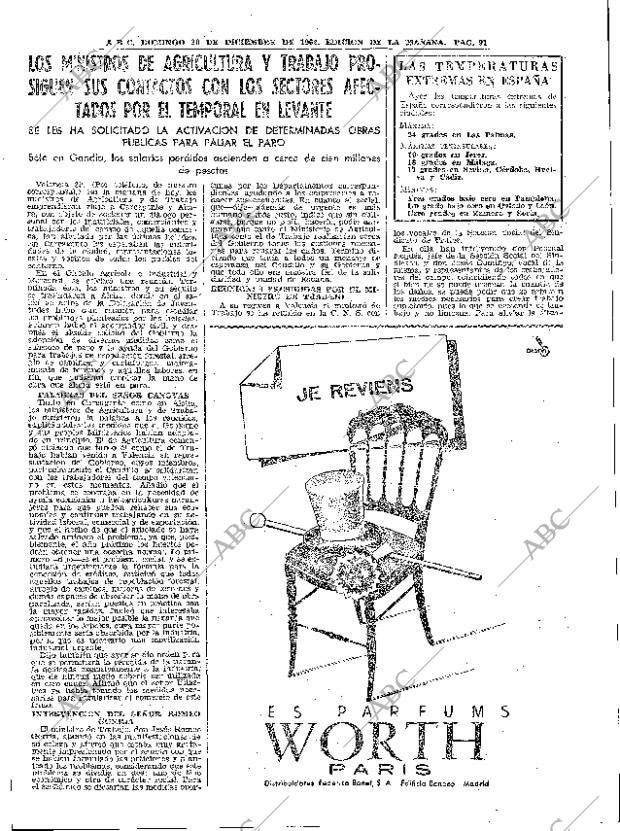 ABC MADRID 30-12-1962 página 91