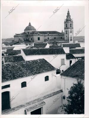 Iglesia parroquial de Moguer vista desde la casa donde Vivió Juan Ramón Jiménez