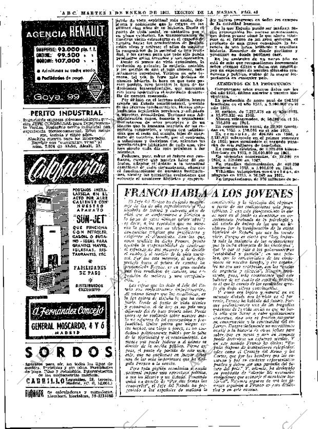 ABC MADRID 01-01-1963 página 48