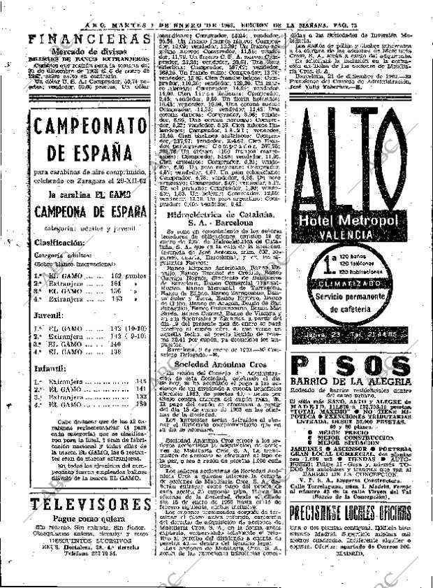 ABC MADRID 01-01-1963 página 72