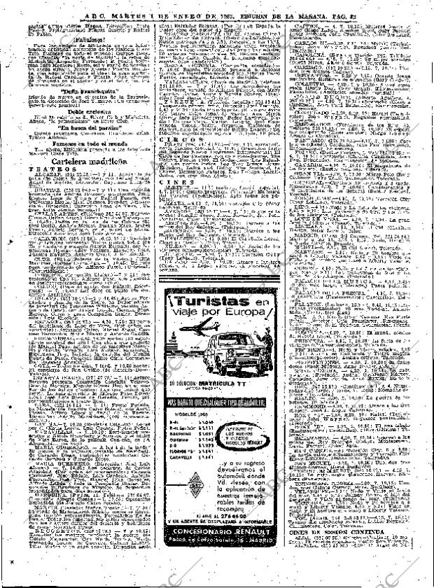 ABC MADRID 01-01-1963 página 82