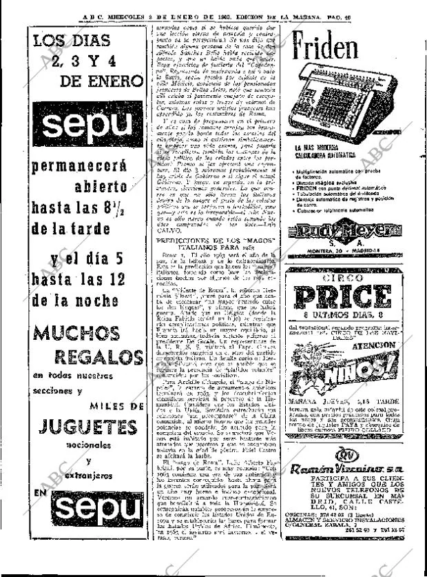 ABC MADRID 02-01-1963 página 40