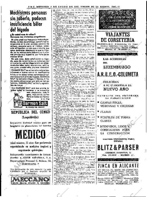 ABC MADRID 02-01-1963 página 66