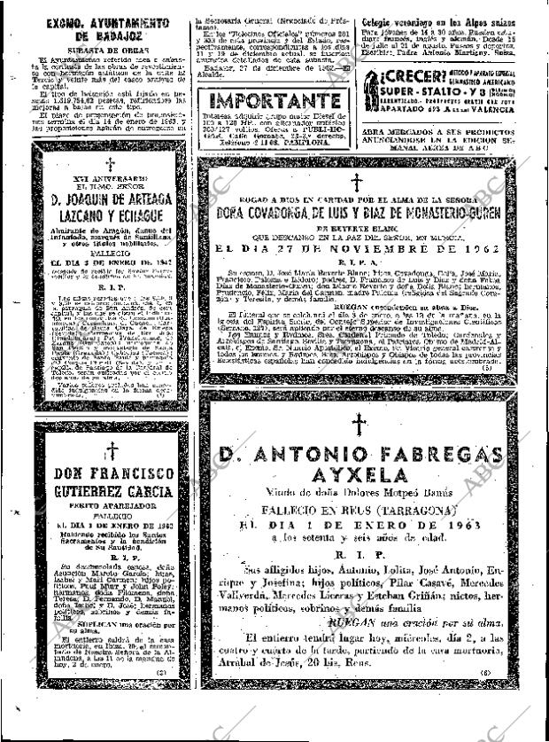 ABC MADRID 02-01-1963 página 74