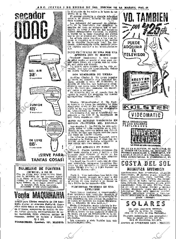ABC MADRID 03-01-1963 página 48