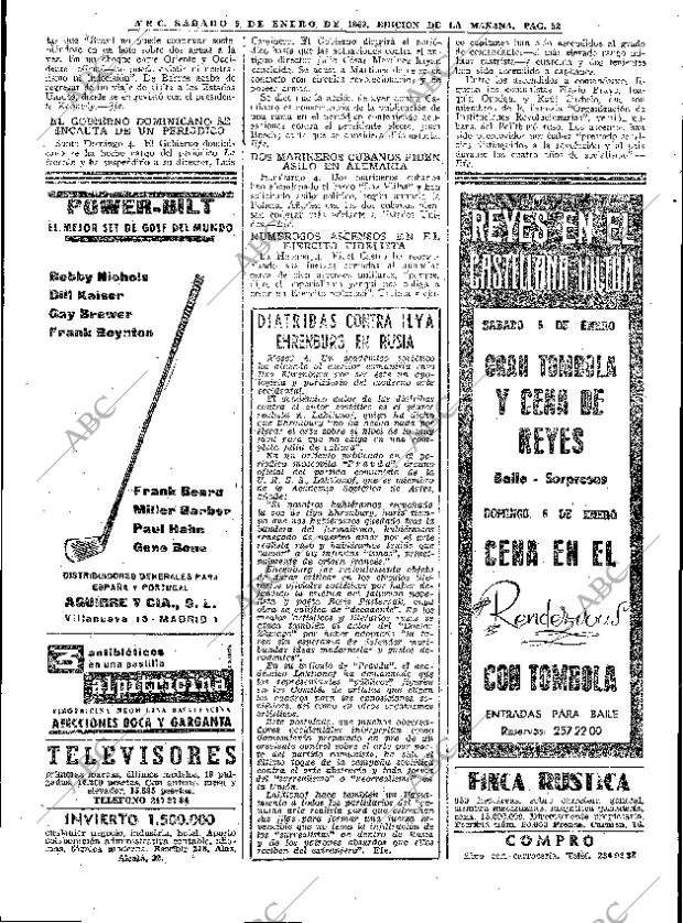 ABC MADRID 05-01-1963 página 52