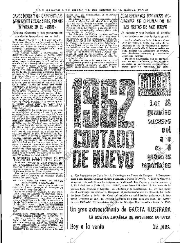 ABC MADRID 05-01-1963 página 63
