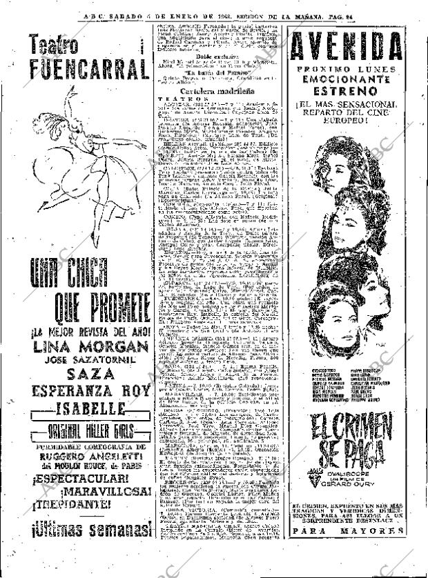 ABC MADRID 05-01-1963 página 84