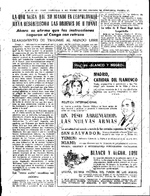 ABC SEVILLA 05-01-1963 página 19