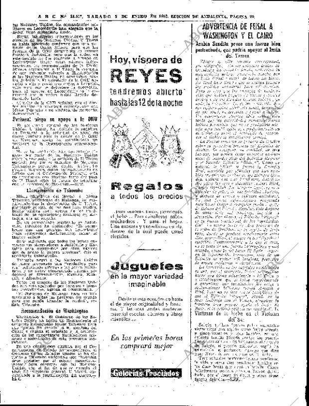 ABC SEVILLA 05-01-1963 página 20