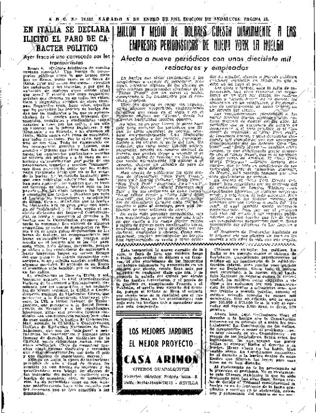 ABC SEVILLA 05-01-1963 página 21