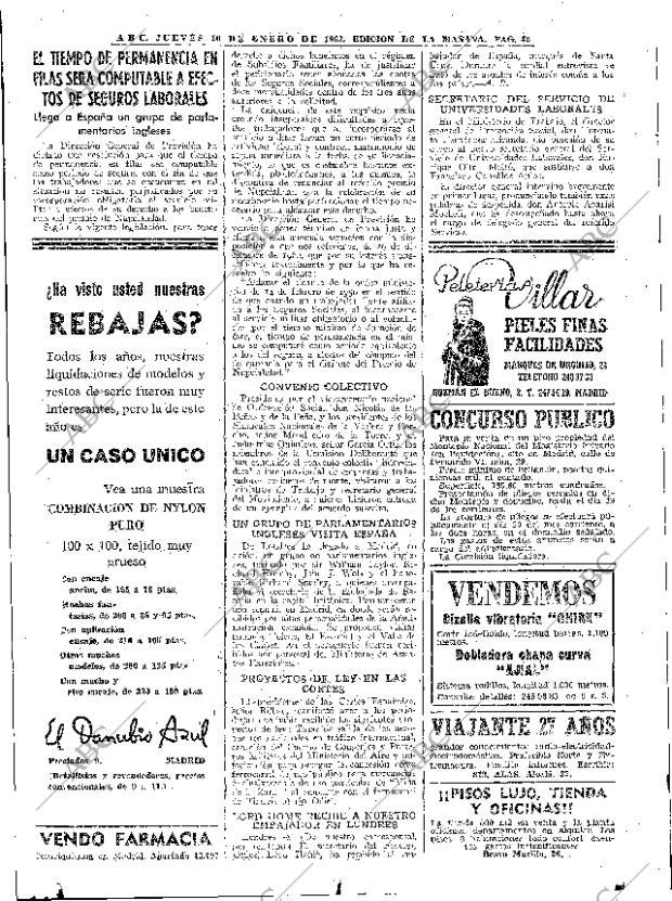 ABC MADRID 10-01-1963 página 42