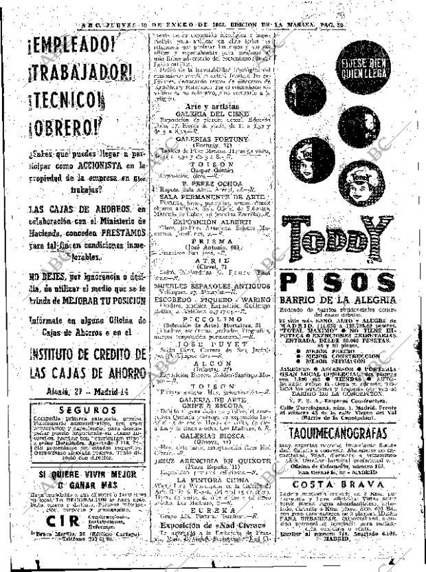 ABC MADRID 10-01-1963 página 52