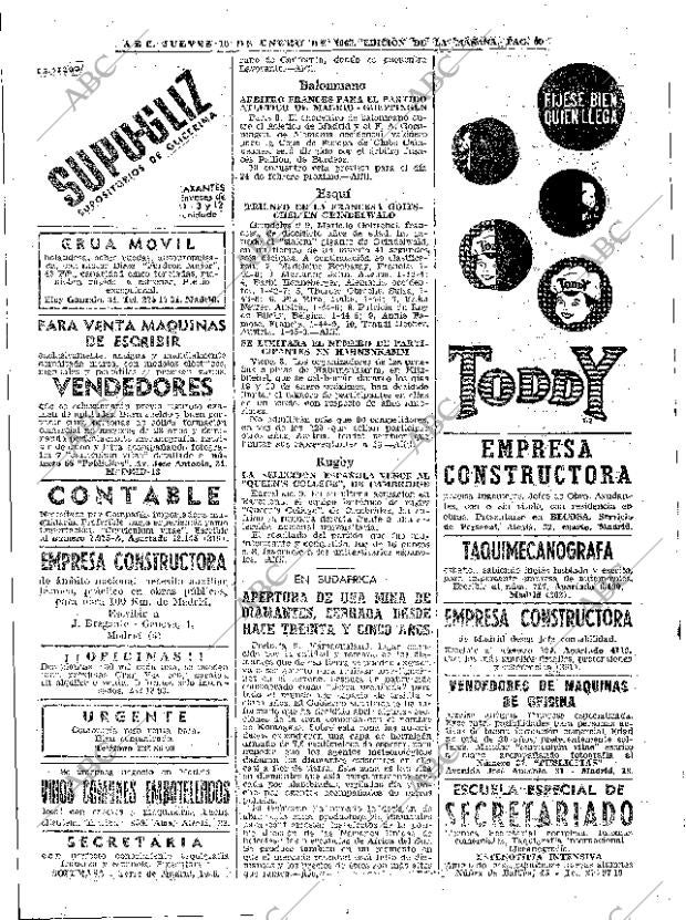 ABC MADRID 10-01-1963 página 60
