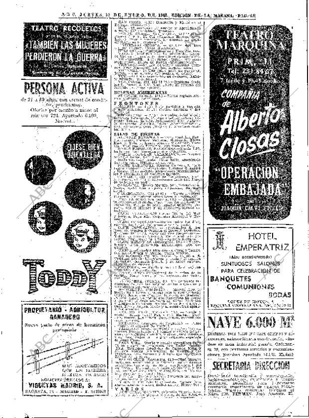 ABC MADRID 10-01-1963 página 65