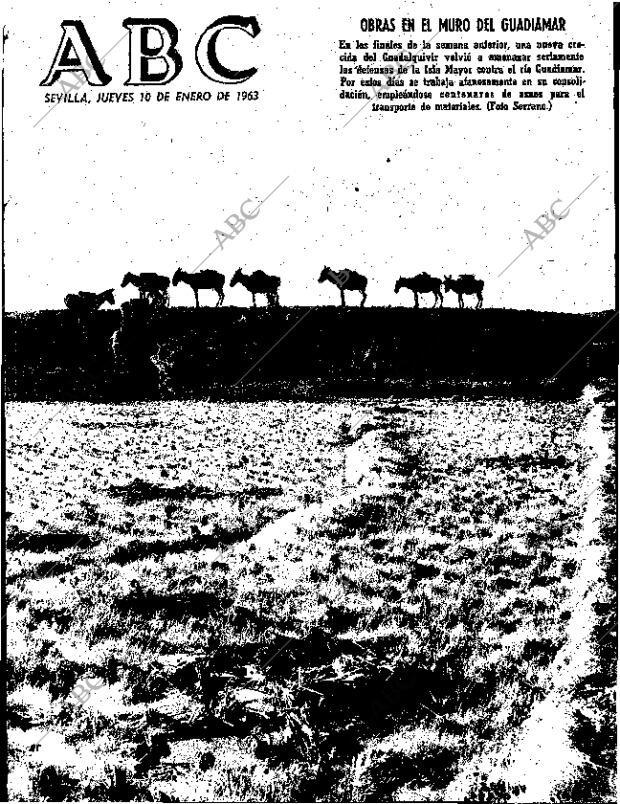 ABC SEVILLA 10-01-1963 página 1