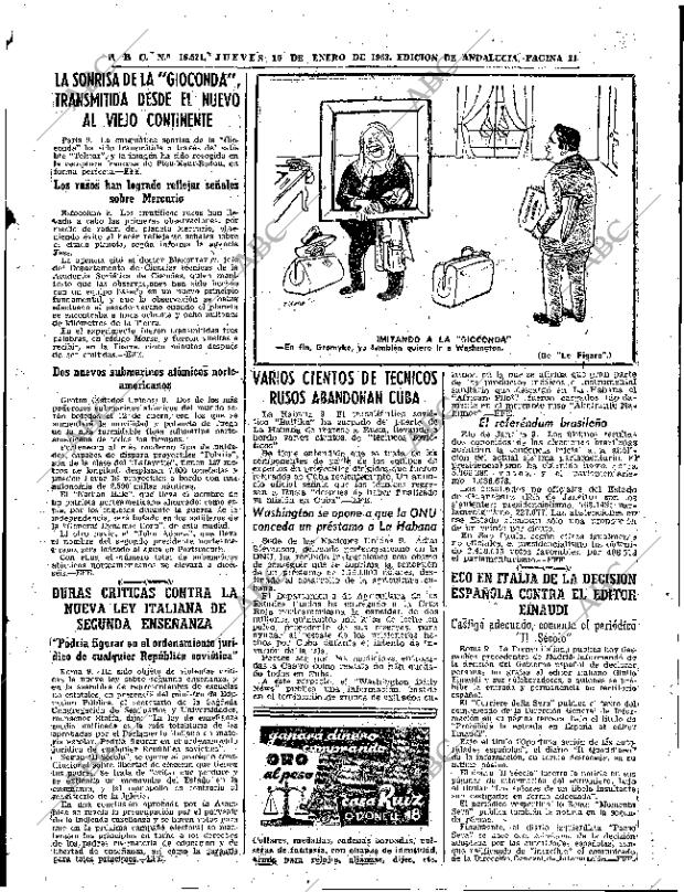 ABC SEVILLA 10-01-1963 página 21