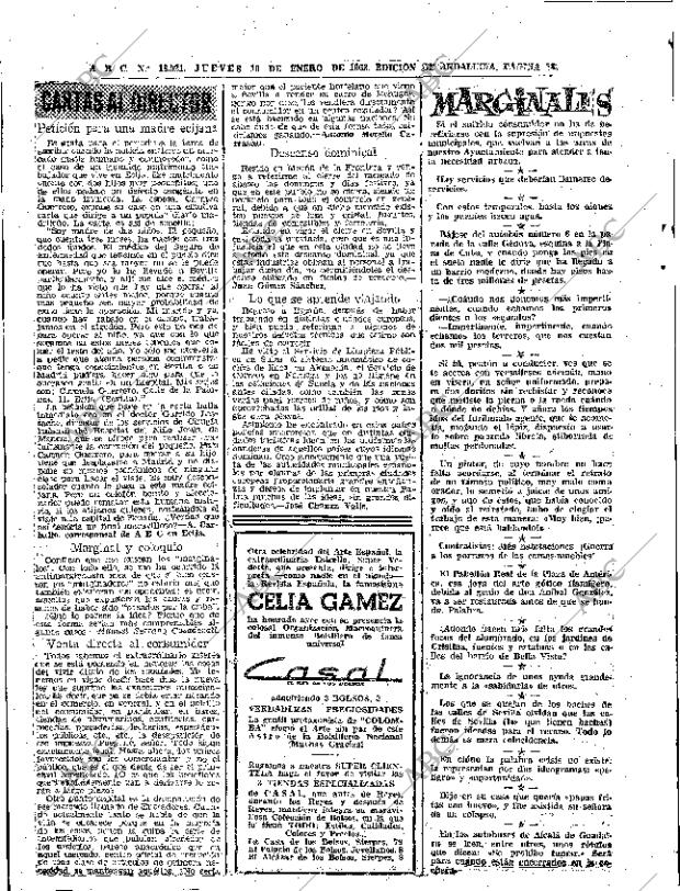 ABC SEVILLA 10-01-1963 página 28