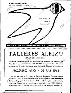 ABC SEVILLA 10-01-1963 página 6