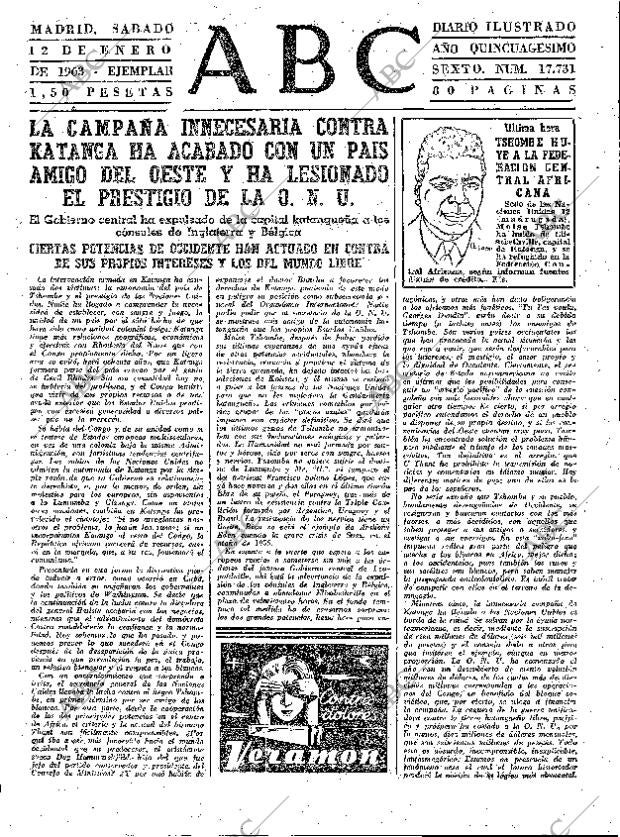 ABC MADRID 12-01-1963 página 31