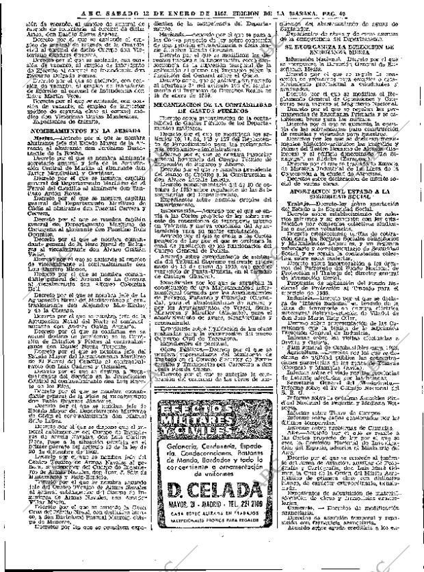 ABC MADRID 12-01-1963 página 42