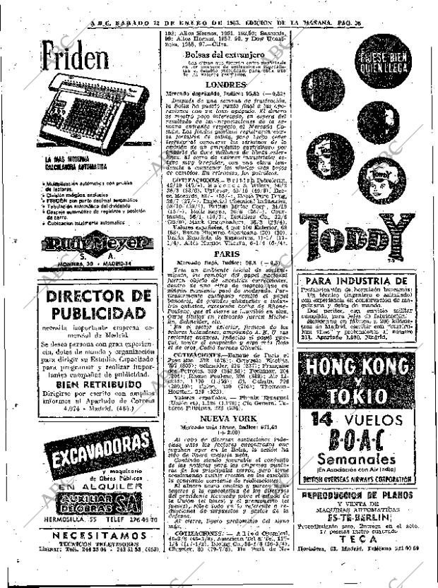 ABC MADRID 12-01-1963 página 58