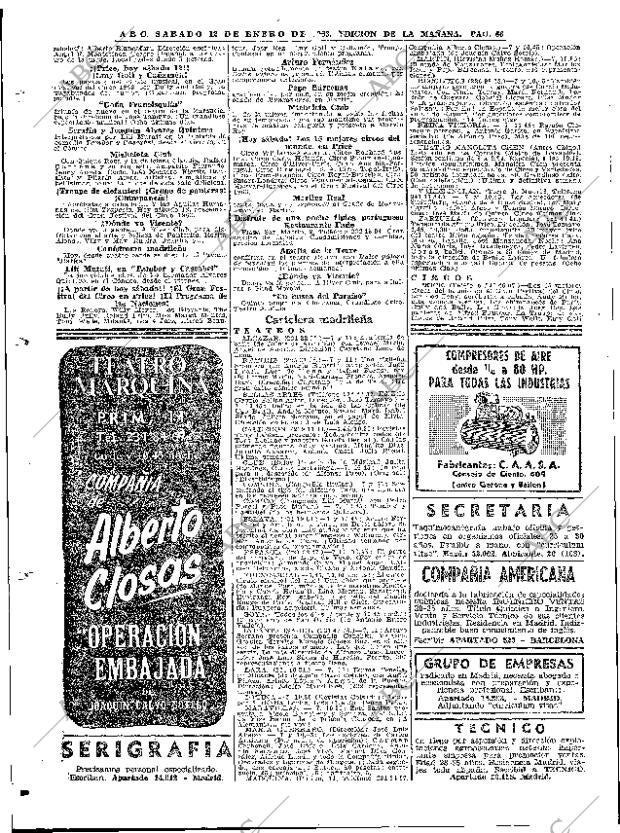 ABC MADRID 12-01-1963 página 66