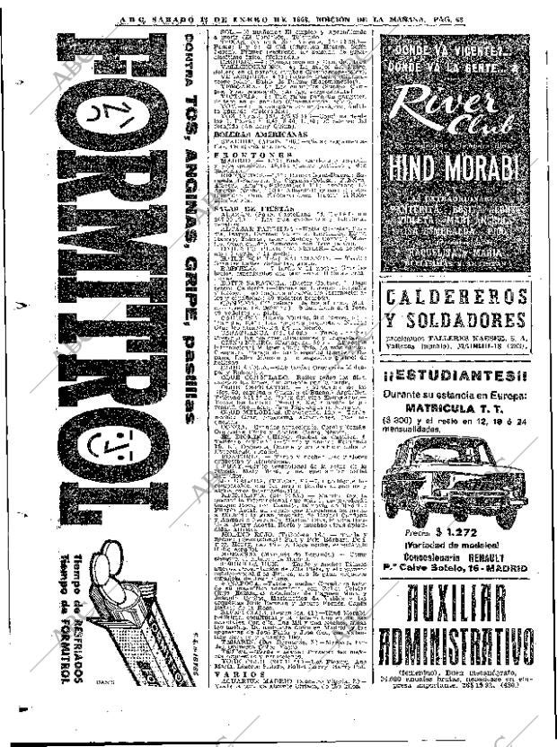 ABC MADRID 12-01-1963 página 68