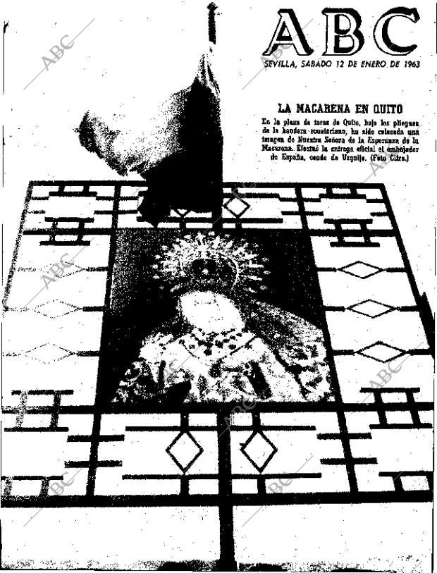 ABC SEVILLA 12-01-1963 página 1