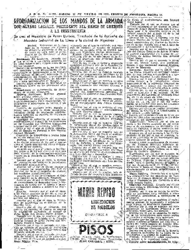 ABC SEVILLA 12-01-1963 página 16