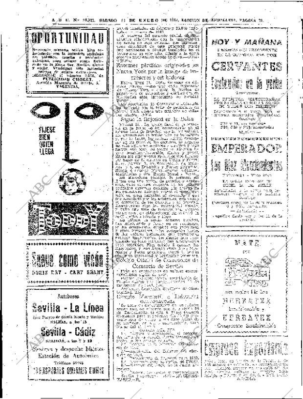 ABC SEVILLA 12-01-1963 página 28