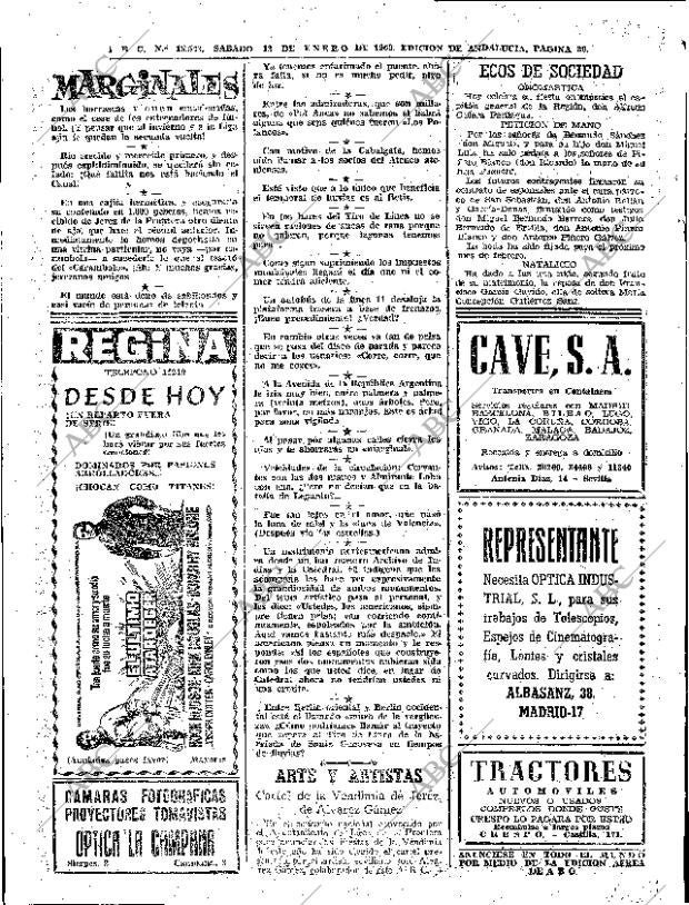 ABC SEVILLA 12-01-1963 página 30