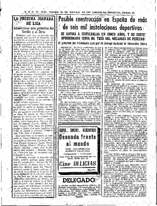 ABC SEVILLA 12-01-1963 página 33