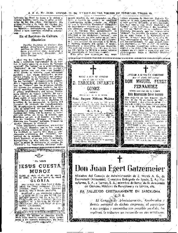 ABC SEVILLA 12-01-1963 página 40