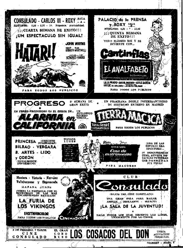 ABC MADRID 13-01-1963 página 45