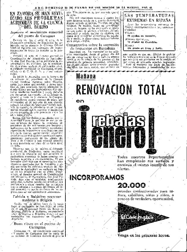 ABC MADRID 13-01-1963 página 61