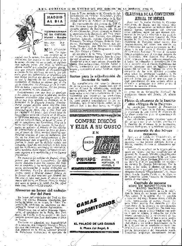 ABC MADRID 13-01-1963 página 65