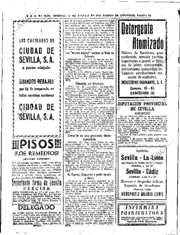 ABC SEVILLA 13-01-1963 página 36