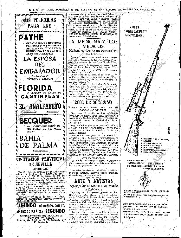ABC SEVILLA 13-01-1963 página 46