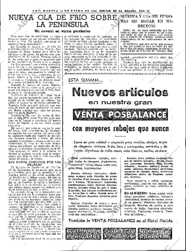 ABC MADRID 15-01-1963 página 47